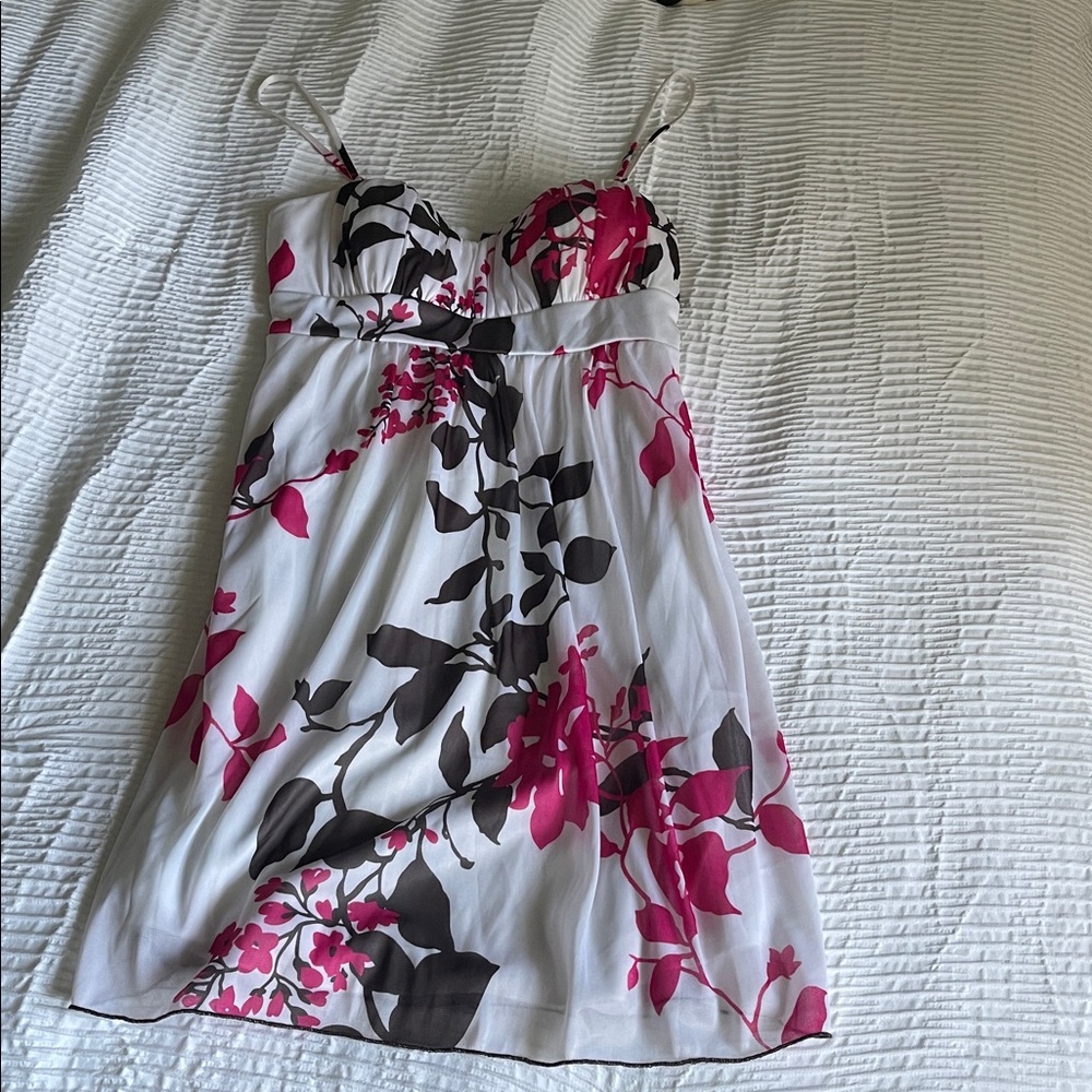 Floral Spaghetti Strap Dress